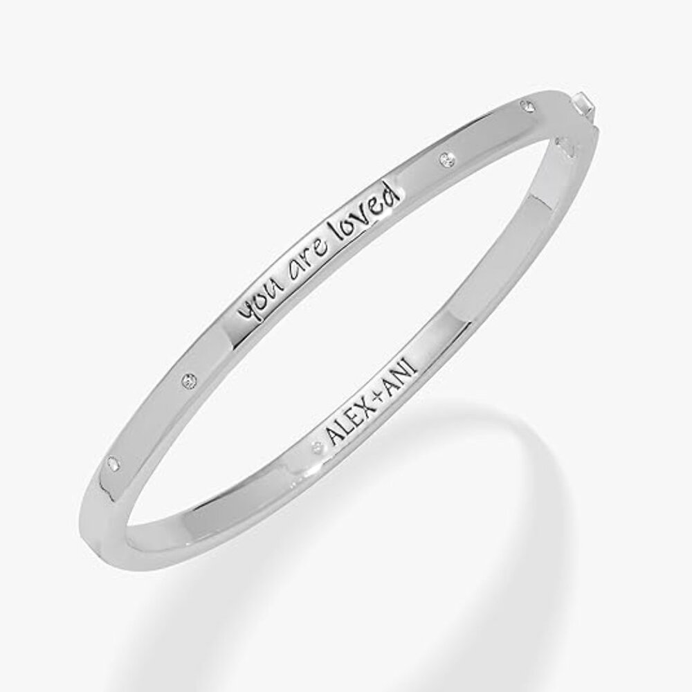 Alex and Ani 'You Are Loved' Mantra Bangle